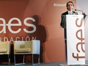 Aznar: Cataluña necesita una alternativa amplia frente al independentismo Aznar: Cataluña necesita una alternativa amplia frente al independentismo