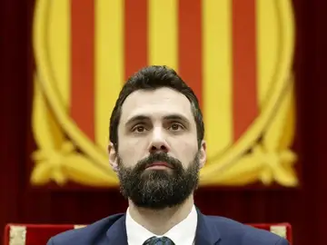 El presidente del Parlament, Roger Torrent El presidente del Parlament, Roger Torrent