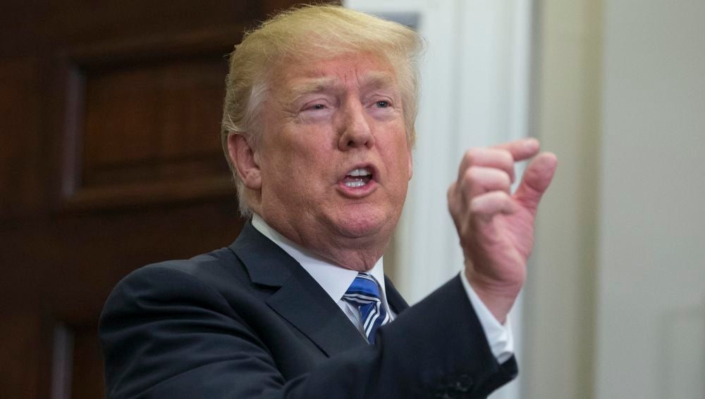 En la imagen, el presidente estadounidense, Donald J. Trump