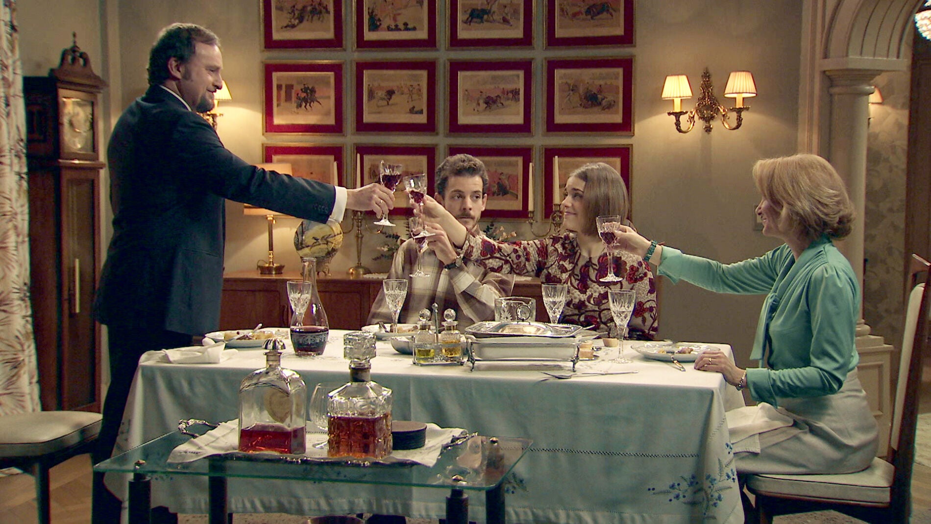 Los Ortega vuelven a sentirse una familia unida