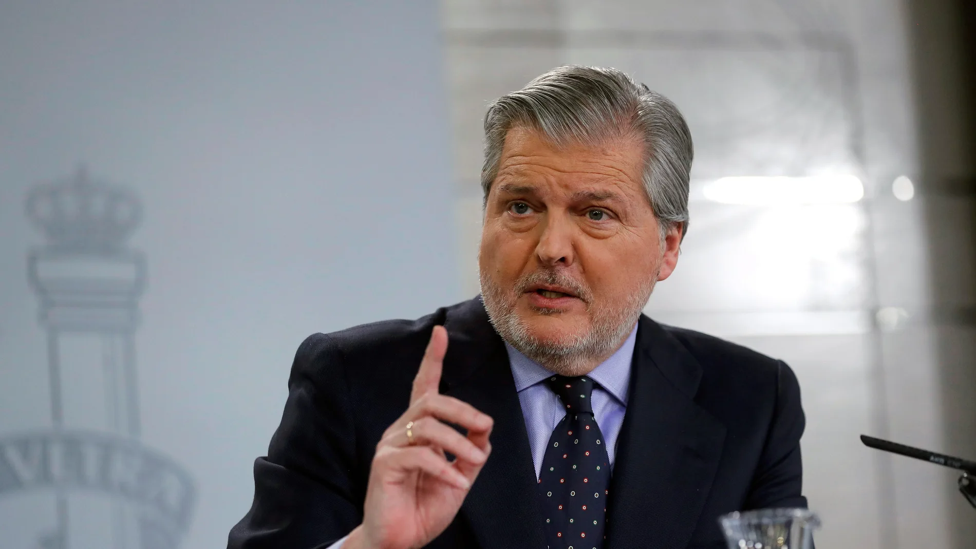 El ministro de Educación y portavoz del Gobierno, Iñigo Méndez de Vigo El ministro de Educación y portavoz del Gobierno, Iñigo Méndez de Vigo