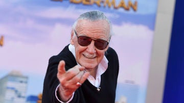 Stan Lee en la premiere de SpiderMan Homecoming'