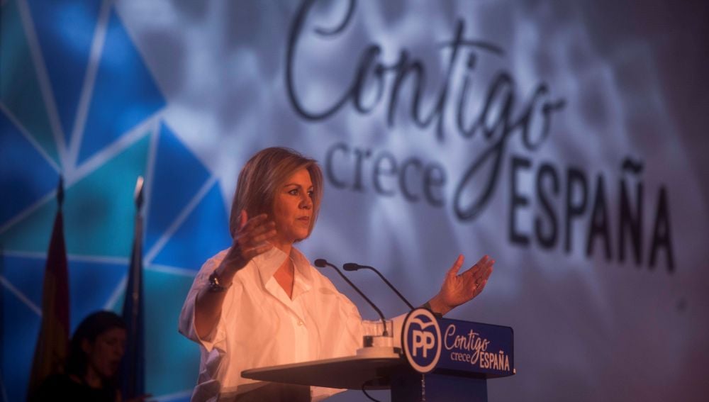 María Dolores de Cospedal, en la convención nacional del PP