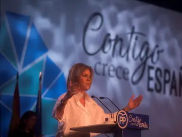 María Dolores de Cospedal, en la convención nacional del PP María Dolores de Cospedal, en la convención nacional del PP