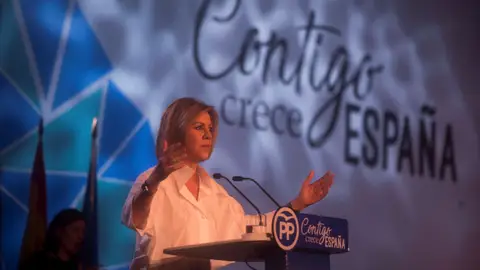 María Dolores de Cospedal, en la convención nacional del PP María Dolores de Cospedal, en la convención nacional del PP