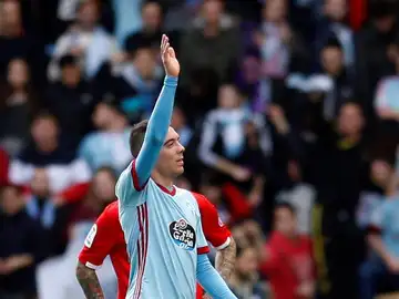 Iago Aspas celebra un gol ante el Sevilla Iago Aspas celebra un gol ante el Sevilla