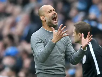 Guardiola se lamenta Guardiola se lamenta