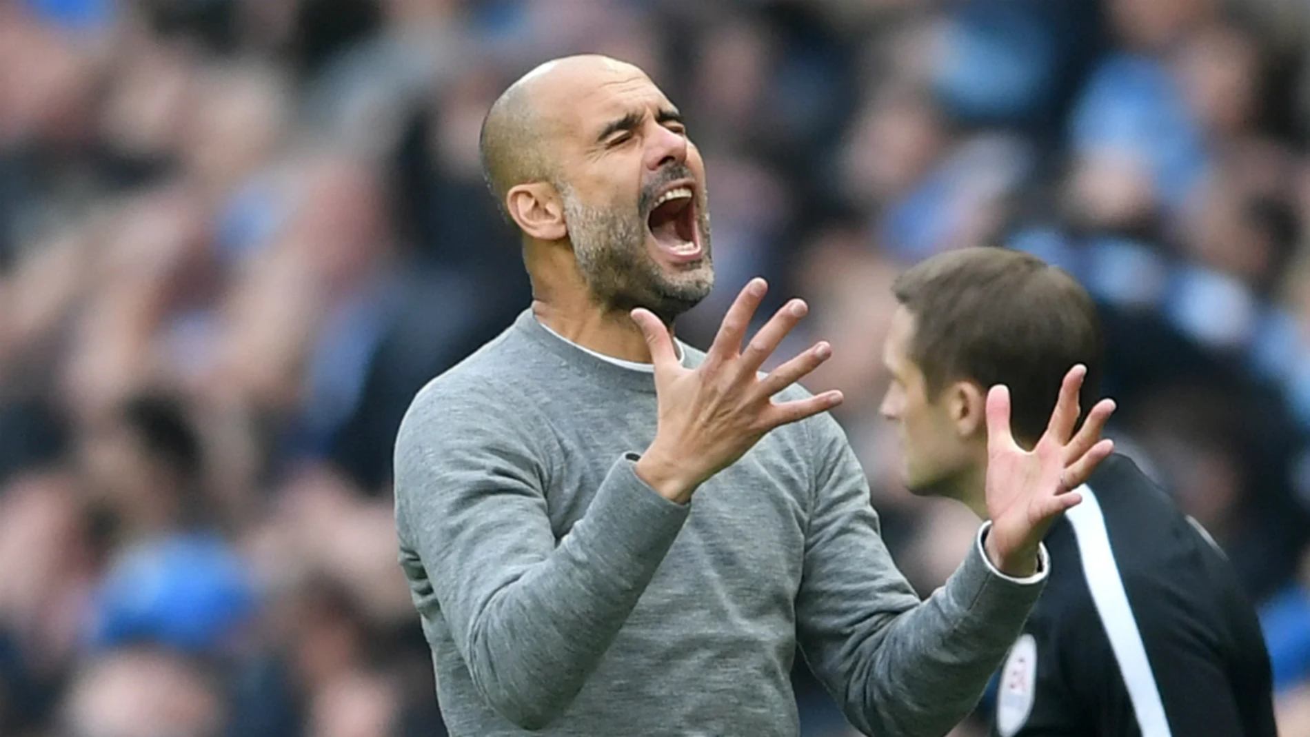 Guardiola se lamenta Guardiola se lamenta