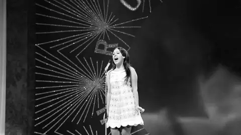 La cantante Massiel, durante su actuación en Eurovisión La cantante Massiel, durante su actuación en Eurovisión