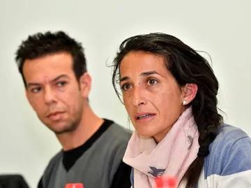 Los padres del niño Gabriel Cruz, Patricia Ramírez y Ángel Cruz Los padres del niño Gabriel Cruz, Patricia Ramírez y Ángel Cruz