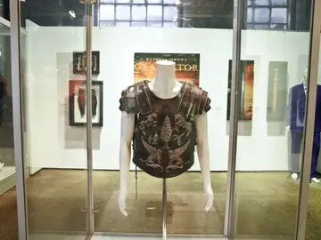 La armadura que Rusell Crowe usó en 'Gladiator' La armadura que Rusell Crowe usó en 'Gladiator'