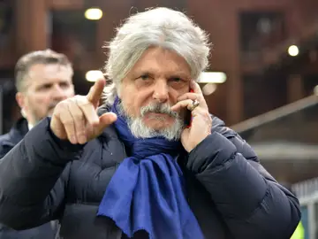 El presidente de la Sampdoria El presidente de la Sampdoria