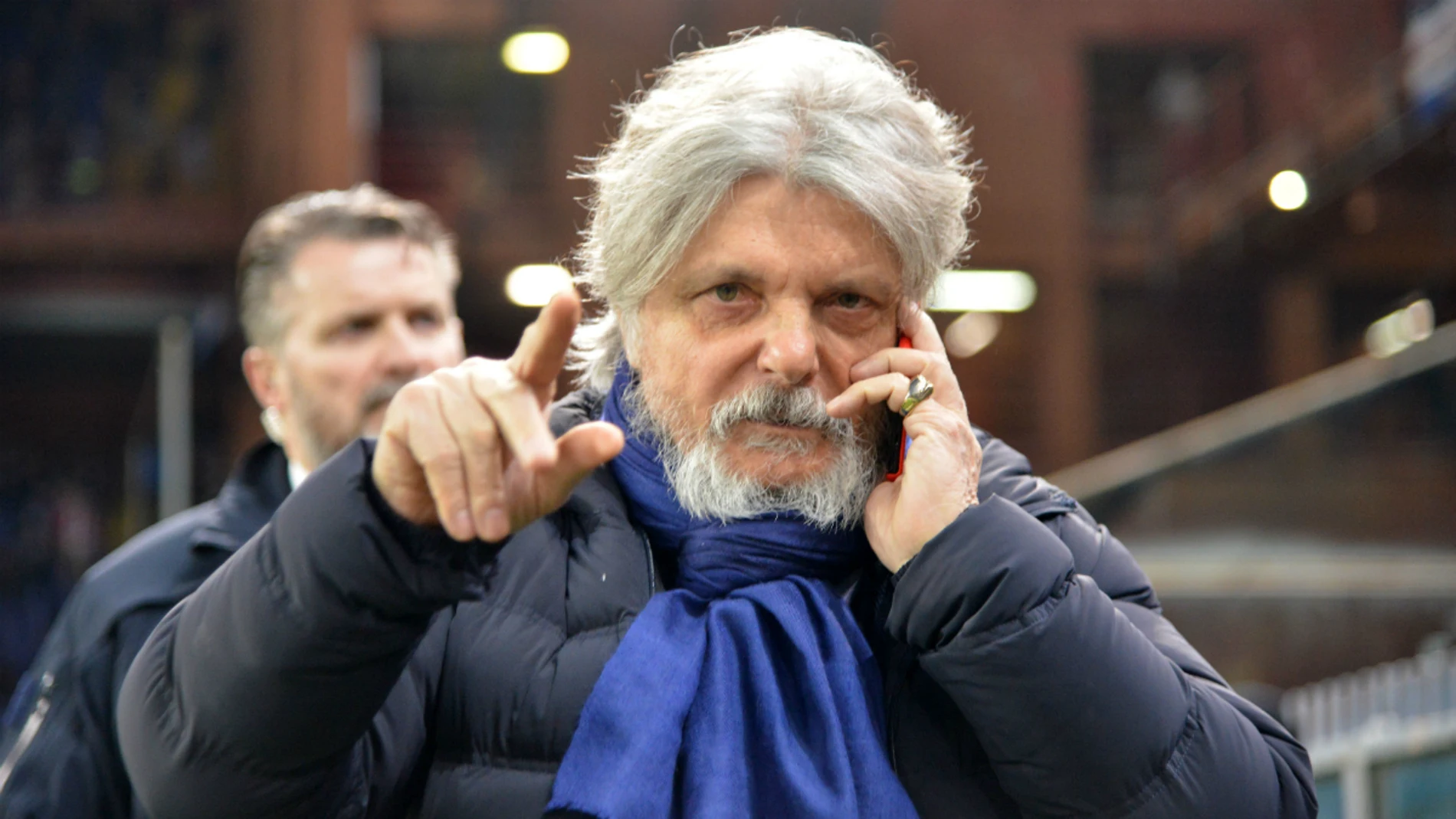 El presidente de la Sampdoria El presidente de la Sampdoria