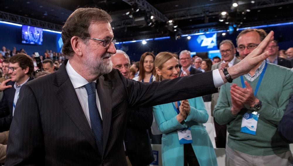 Mariano Rajoy en la clausura de la convención