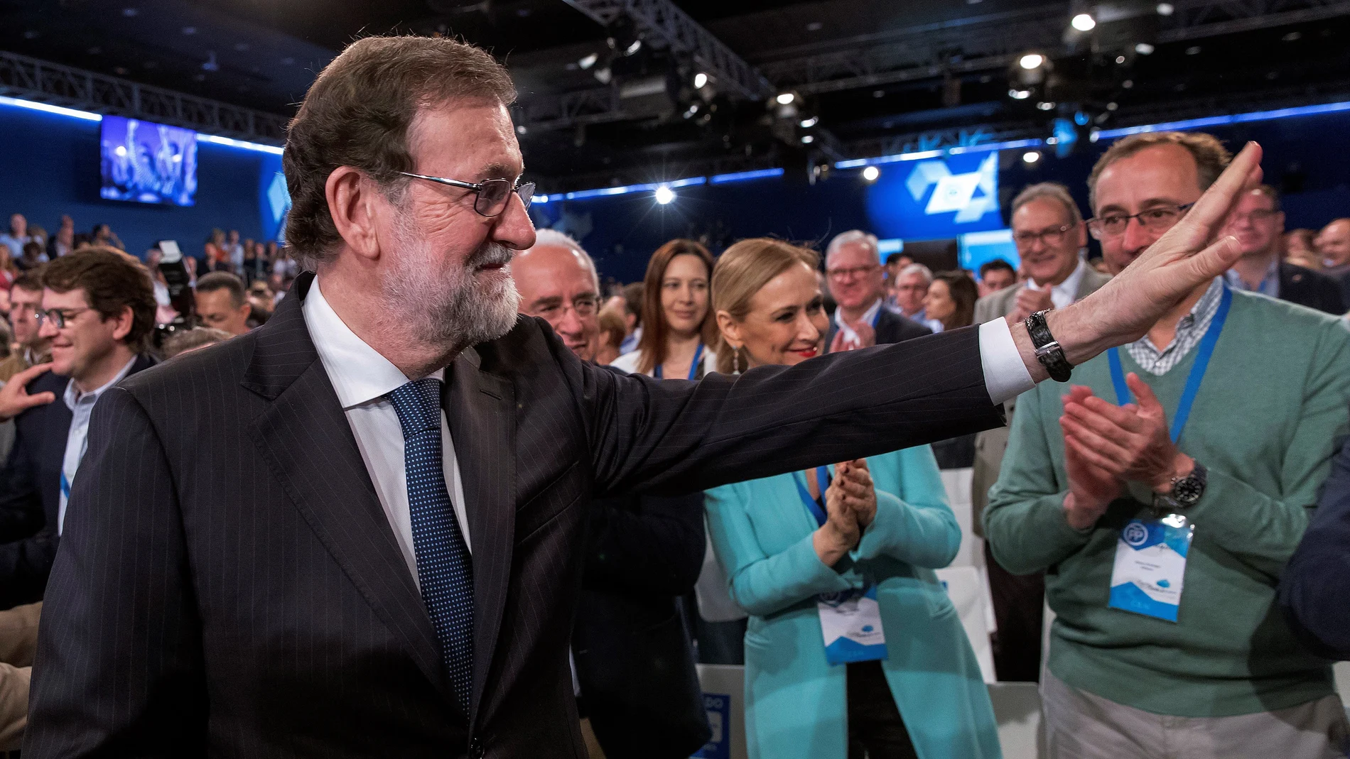 Mariano Rajoy en la clausura de la convención Mariano Rajoy en la clausura de la convención