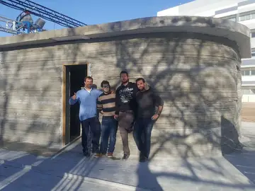 La casa construida con una impresora 3D La casa construida con una impresora 3D