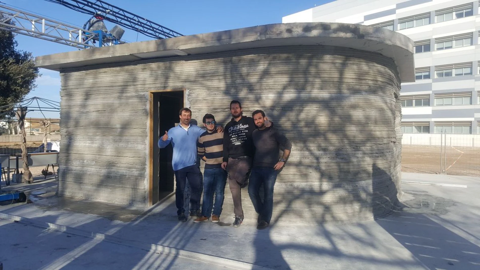 La casa construida con una impresora 3D La casa construida con una impresora 3D