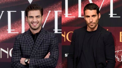 Así ha sido el reencuentro de los galanes de 'Velvet' Miguel Ángel Silvestre y Maxi Iglesias