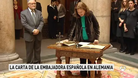 La embajadora española en Berlín dice que el independentismo no quiere diálogo y que los más radicales buscan "violencia" La embajadora española en Berlín dice que el independentismo no quiere diálogo y que los más radicales buscan "violencia"