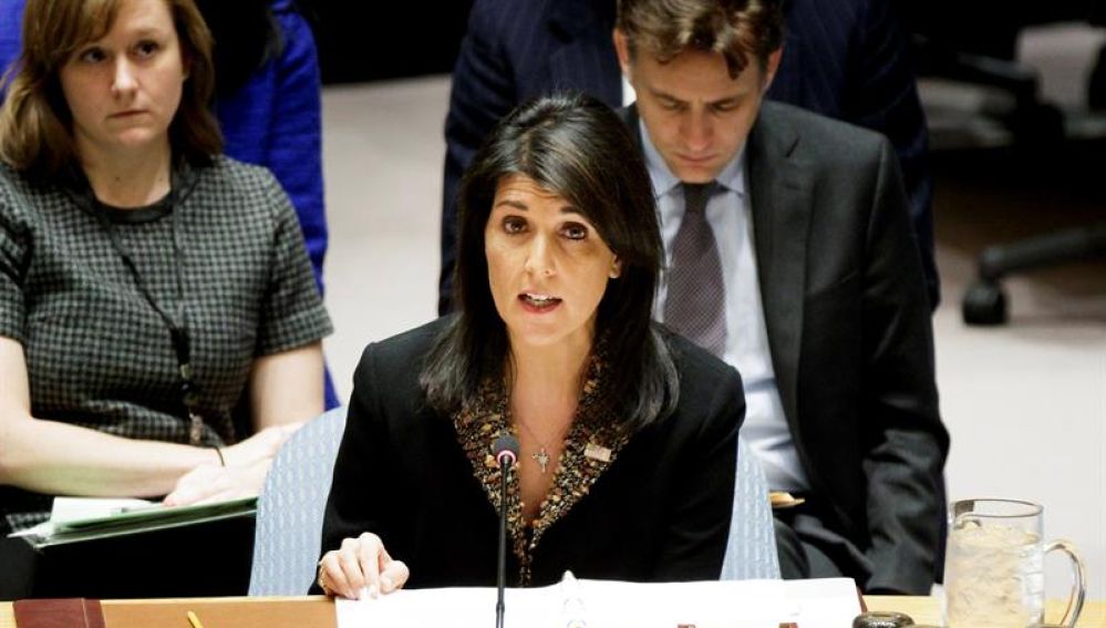 La embajadora estadounidense ante la ONU, Nikki Haley