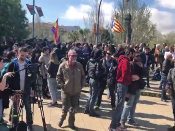 Blindan los accesos a L'Auditori de Barcelona ante las protestas de los CDR contra la visita del Rey Felipe VI