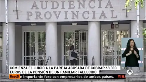 Comienza en Galicia el juicio contra la pareja acusada de cobrar la pensión de un familiar fallecido Comienza en Galicia el juicio contra la pareja acusada de cobrar la pensión de un familiar fallecido