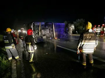 El autobús accidentado El autobús accidentado