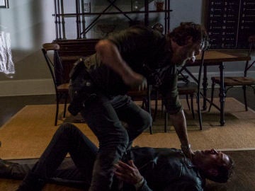 Andrew Lincoln y Jeffrey Dean Morgan en 'The Walking Dead'