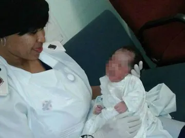 El bebé encontrado ya recuperado El bebé encontrado ya recuperado