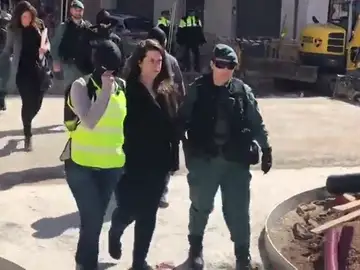 Detenida una cabecilla de los CDR por coordinar los sabotajes de Semana Santa Detenida una cabecilla de los CDR por coordinar los sabotajes de Semana Santa