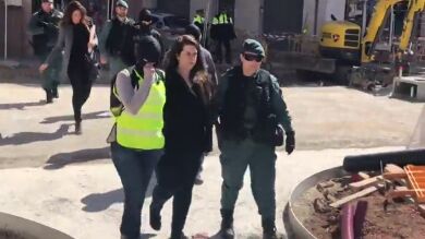 Detenida una cabecilla de los CDR por coordinar los sabotajes de Semana Santa 