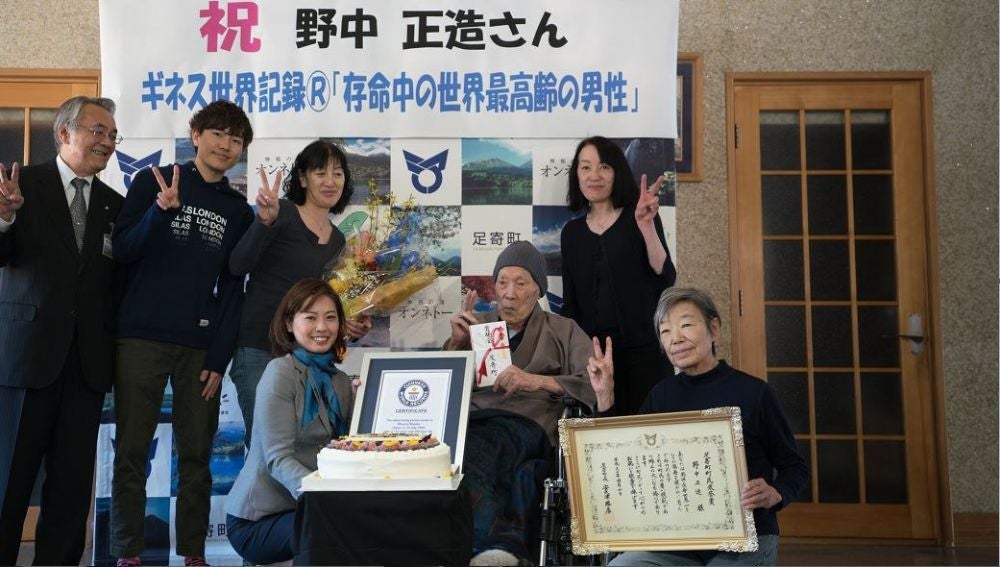 Masazo Nonaka, nombrado el hombre vivo más longevo del mundo