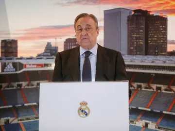 Florentino Pérez repasa la actualidad del Real Madrid Florentino Pérez repasa la actualidad del Real Madrid