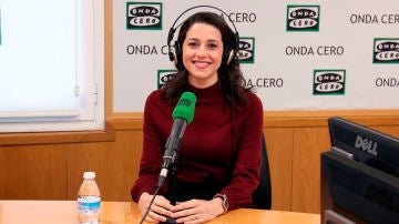 Inés Arrimadas desde los estudios de Onda Cero Barcelona