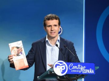 Pablo Casado, en rueda de prensa