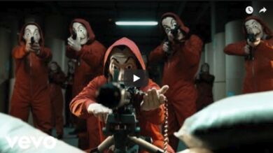 Los vídeos de YouTube de artistas como Shakira o Fonsi Nieto han sido hackeados con una imagen de 'La Casa de Papel'