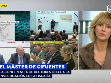 El catedrático al que aprobaron 3 asignaturas del máster de Cifuentes: "Tenía 3 asignaturas aprobadas cuando no hice nada" El catedrático al que aprobaron 3 asignaturas del máster de Cifuentes: "Tenía 3 asignaturas aprobadas cuando no hice nada"