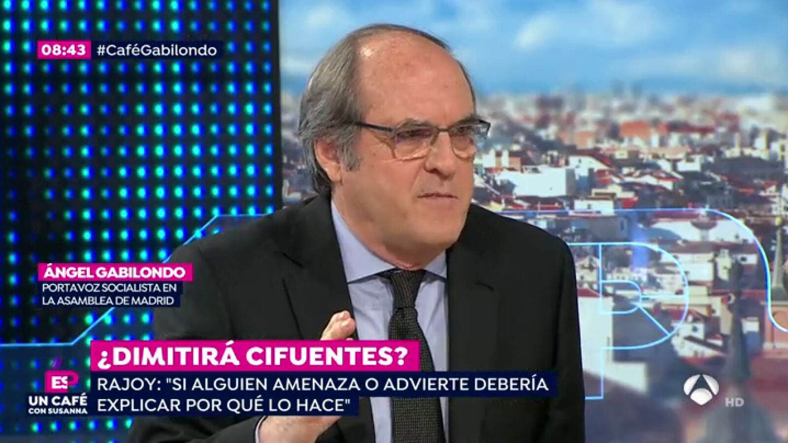 Ángel Gabilondo, sobre el máster de Cifuentes: 