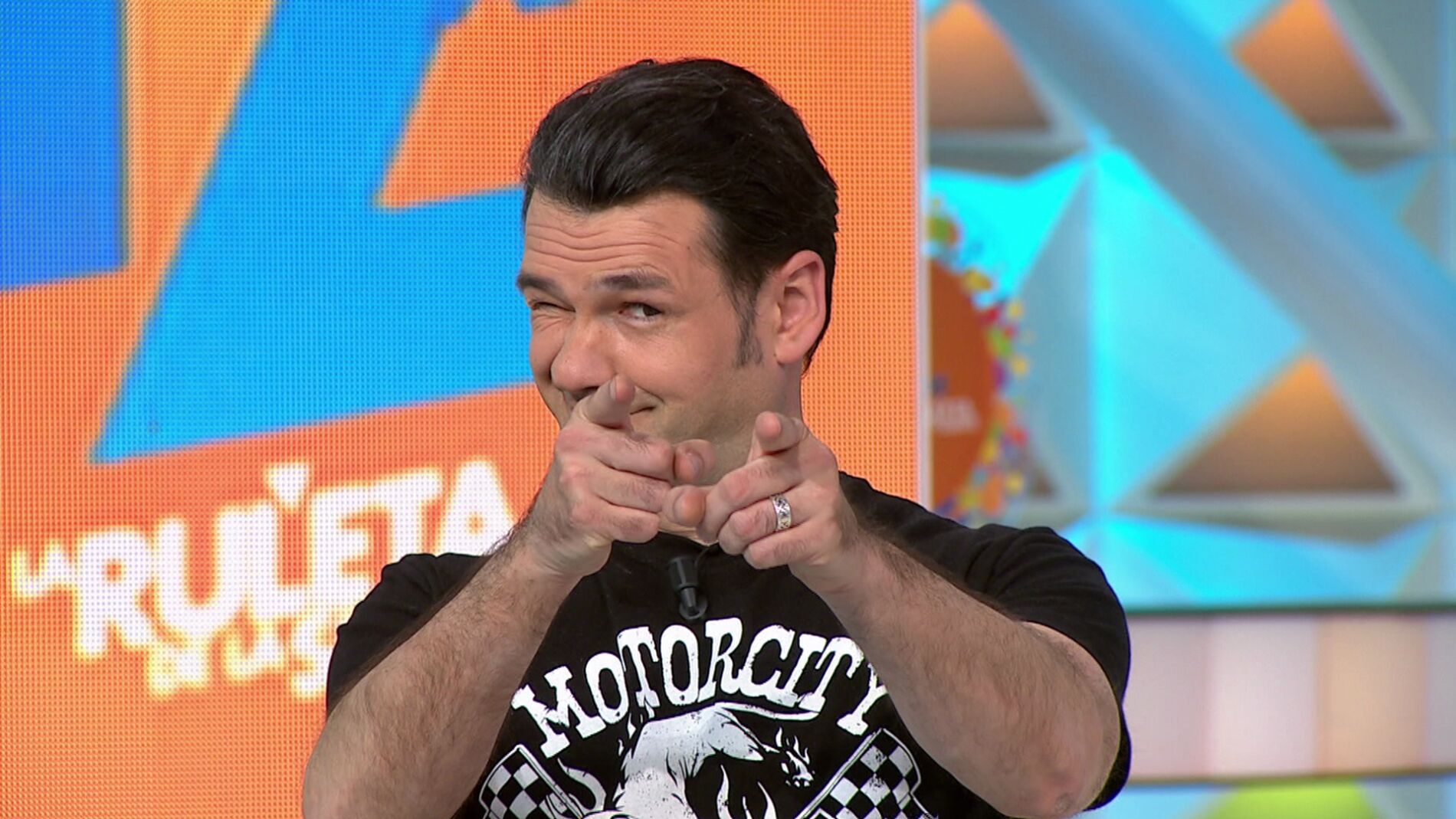 I&ntilde;aki L&oacute;pez en el duod&eacute;cimo aniversario de 'La ruleta de la suerte'