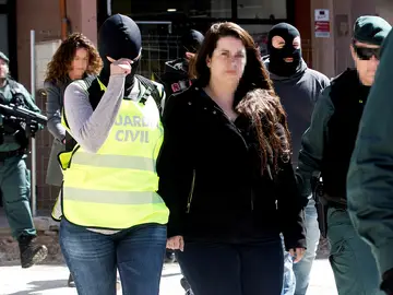 La detenida como cabecilla de los CDR La detenida como cabecilla de los CDR