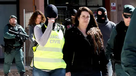 La detenida como cabecilla de los CDR La detenida como cabecilla de los CDR