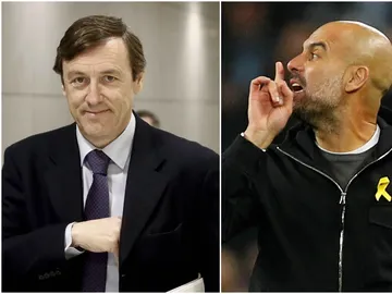 Rafael Hernando y Pep Guardiola Rafael Hernando y Pep Guardiola