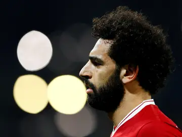 Salah, durante un partido con el Liverpool Salah, durante un partido con el Liverpool