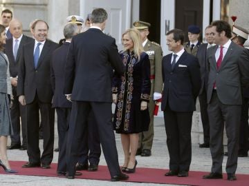 Recepción del presidente de Portugal