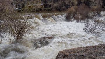 Río Júcar en el paraje de las Grajas en la ciudad de Cuenca