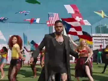 La bandera canaria aparece más que la española en el vídeo del himno del Mundial de Rusia La bandera canaria aparece más que la española en el vídeo del himno del Mundial de Rusia