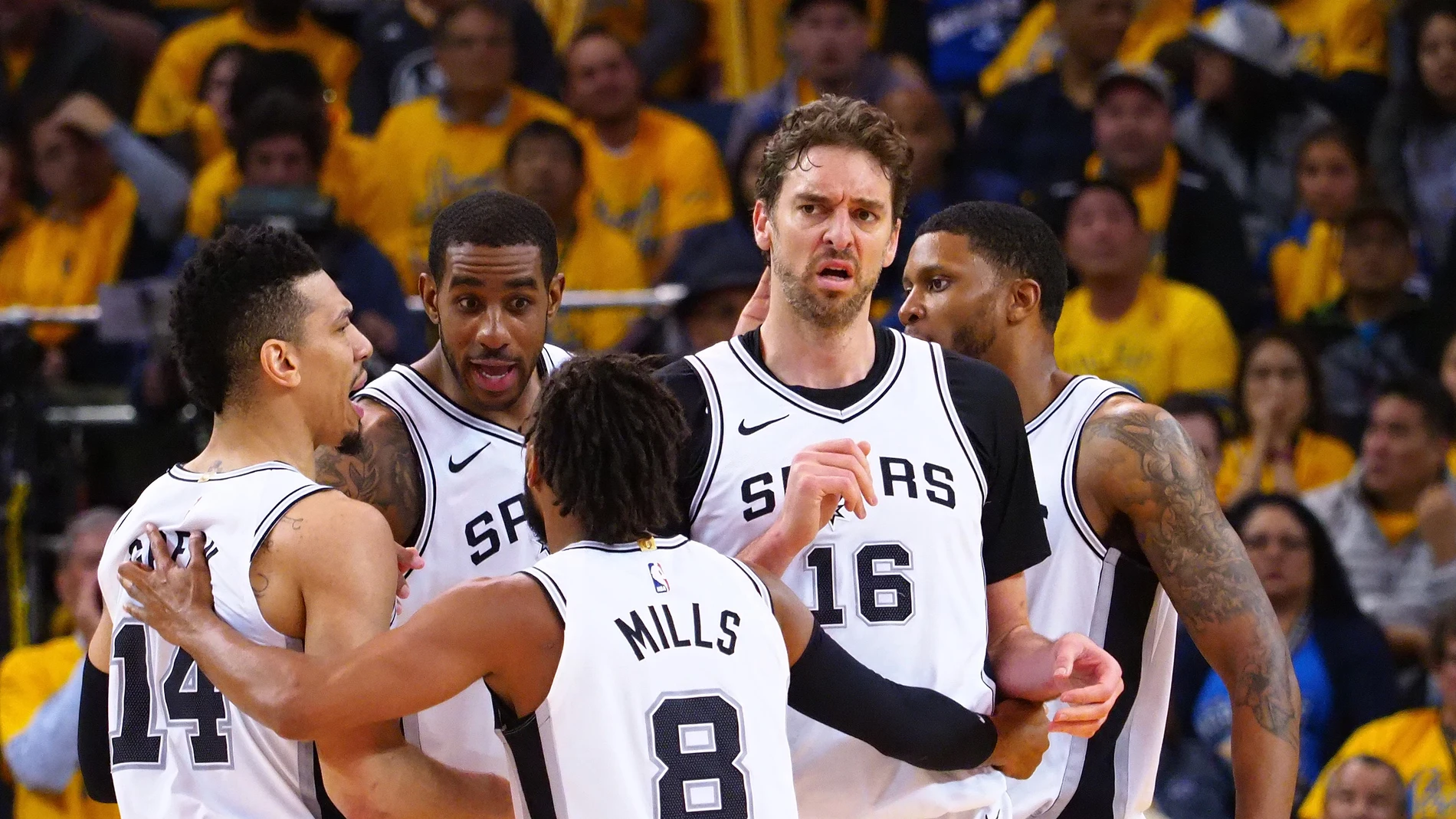 Pau Gasol, durante un partido con los Spurs Pau Gasol, durante un partido con los Spurs