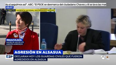 La madre de uno de los guardias civiles agredidos en Alsasua: 