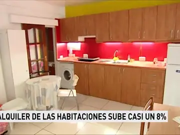 El alquiler de las habitaciones sube casi un ocho por ciento El alquiler de las habitaciones sube casi un ocho por ciento
