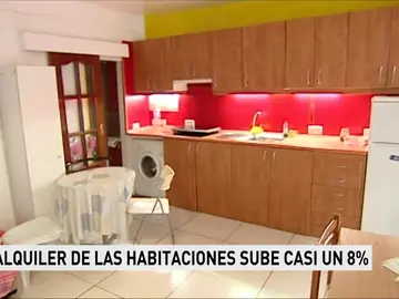 El alquiler de las habitaciones sube casi un ocho por ciento El alquiler de las habitaciones sube casi un ocho por ciento